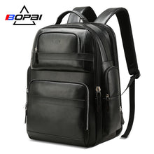 Load image into Gallery viewer, BOPAI™ Luxury Genuine Leather Anti-Theft 15.6 Laptop Backpack (USB Port)-A0004