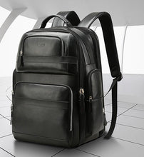 Load image into Gallery viewer, BOPAI™ Luxury Genuine Leather Anti-Theft 15.6 Laptop Backpack (USB Port)-A0004