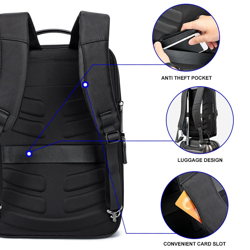 bopai backpack women 15.6 laptop BOPAI™ Anti-theft Expendable 15.6 Inch Laptop Backpack (USB Port)-A001 – The Official Bopai Store