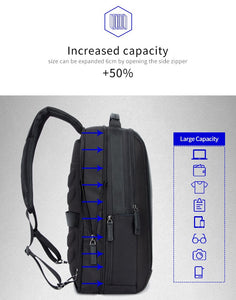 BOPAI™ Anti-theft Expendable 15.6 Inch Laptop Backpack (USB Port)-A0010