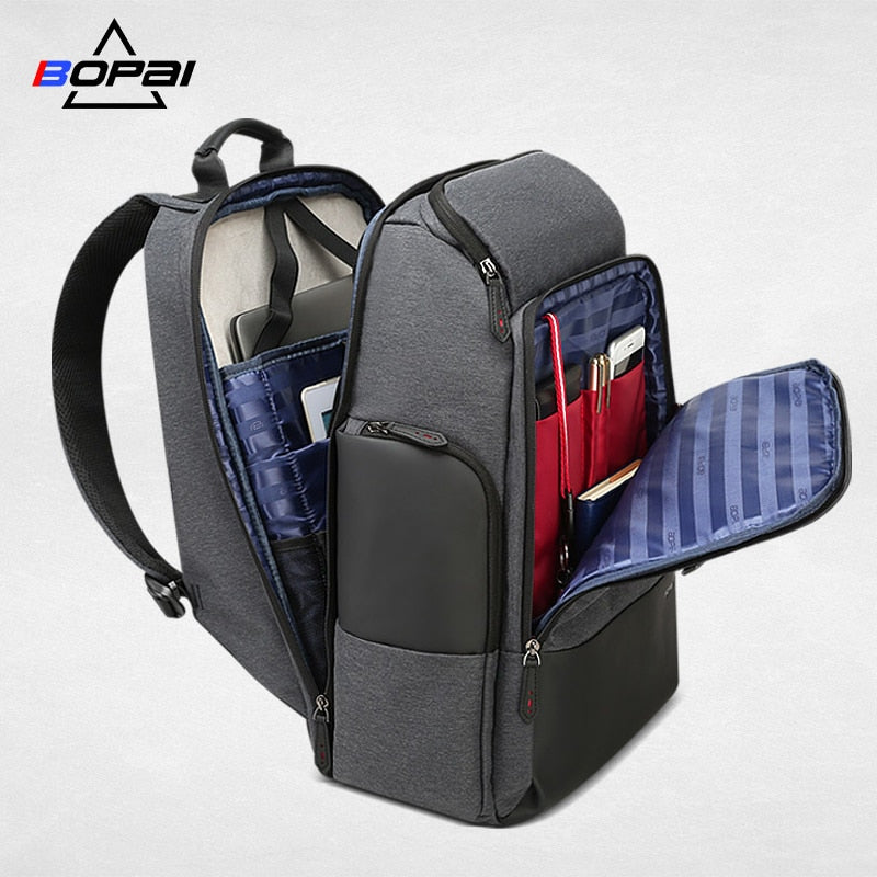 baotian kedai laptop backpack BOPAI™ Anti-Theft 17 inch Laptop Travel Backpack (USB Port)-A0006 – The Official Bopai Store