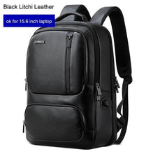 Load image into Gallery viewer, BOPAI™ Luxury Genuine Leather Expendable 15.6 Inch Laptop Backpack (USB Port)-A0003
