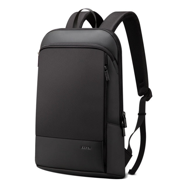 15 inch laptop backpack slim Eurcool College 15.6 Slim backpack in 600D RPET polyester and 210D lining Ultra-thin Men's Backpack School Bag